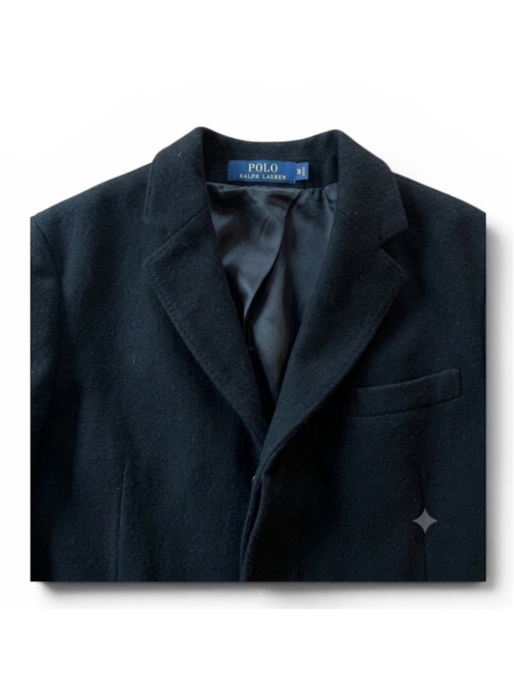 Polo Ralph Lauren Men's Wool Blend Overcoat Jacket - Picture 4 of 7